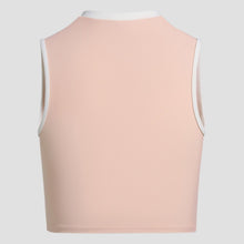 Load image into Gallery viewer, Wave Chasers 2.0 Crop Zip Vest Adult Female (Dirty Pink/White)