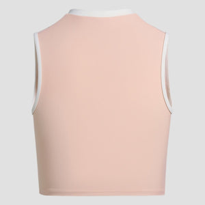 Wave Chasers 2.0 Crop Zip Vest Adult Female (Dirty Pink/White)