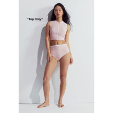 Load image into Gallery viewer, Wave Chasers 2.0 Crop Zip Vest Adult Female (Dirty Pink/White)