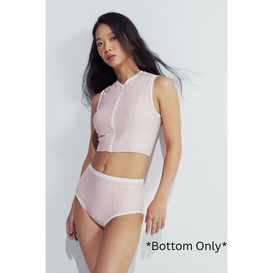Wave Chasers 2.0 High Waist Bottom AF (Dirty Pink/White)