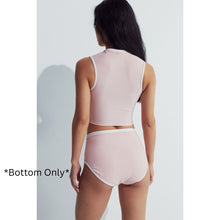 Load image into Gallery viewer, Wave Chasers 2.0 High Waist Bottom AF (Dirty Pink/White)