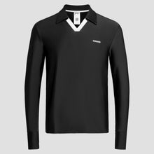 Load image into Gallery viewer, Wave Chasers 2.0 Longsleeve Polo AM (Black/White)