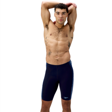 Weave Maze Tech Panel Jammer  (Navy Sugar Blue)