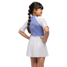 Load image into Gallery viewer, Splash &amp; Learn 2.0 Girls Printed Swimdress 1Pc (Lolite/Orchid Hush)