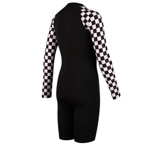 Splash & Learn 2.0 Boys Printed All-In-One Sun Suit 1pc (Black/White)