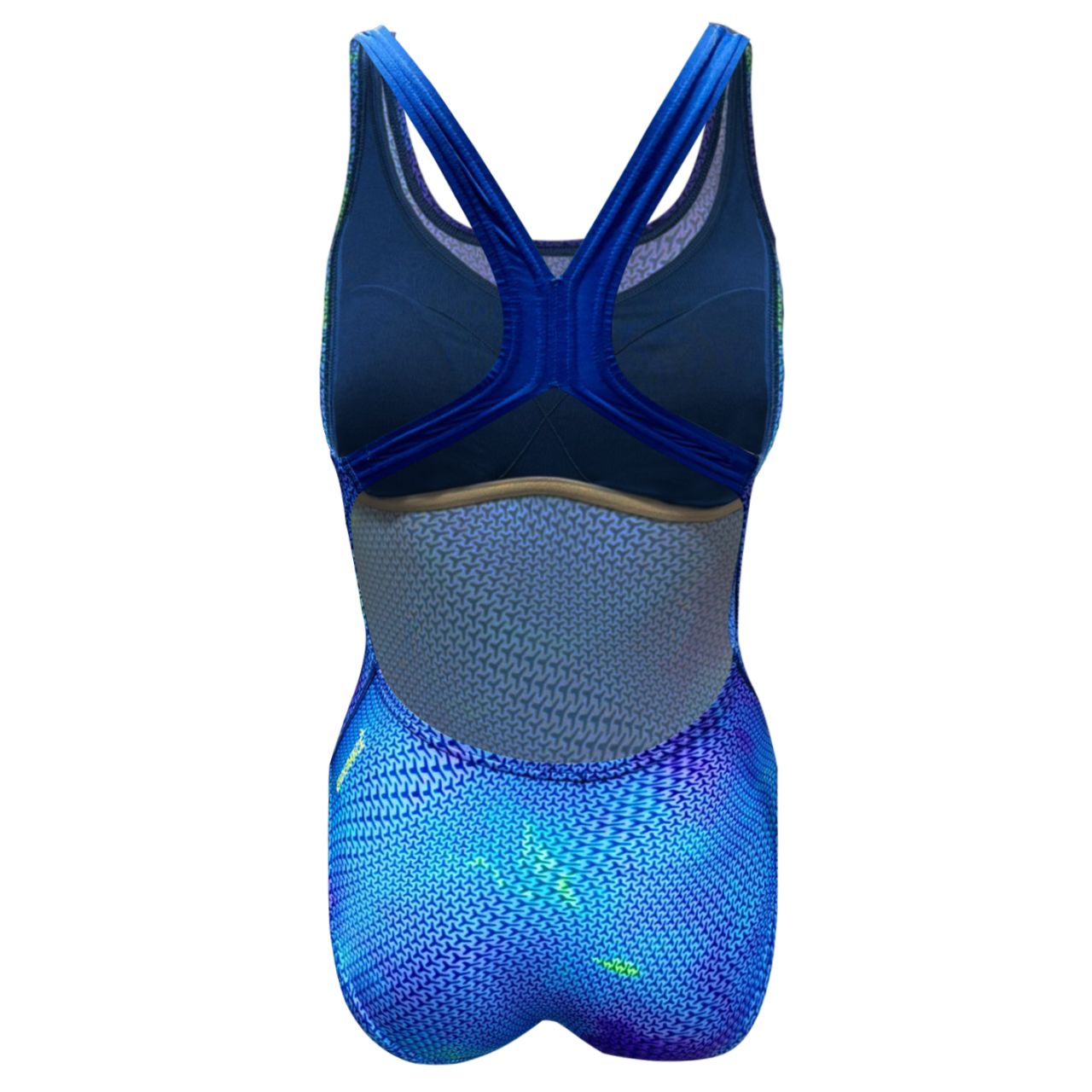 Speedo Powerback Speedo End+ Female Powerback Allover Print Under Current/Aegean Denim ...