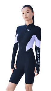 Wave Chasers Female Long Sleeve Mid-Length Leg Sun Protection (Lilac Pear)