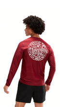 Load image into Gallery viewer, Oxblood Printed Long Sleeve Swim Tee