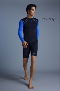 Hero 5.0 Male Blue Long Sleeved Rash Top