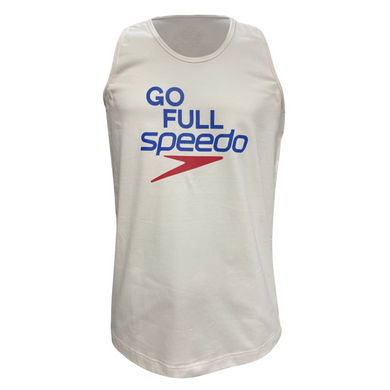 White Go Full Speedo Male Volley Vest