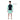 Speedo Male Sun Protection Zip-Up Rashguard Black/Isla Sea 8-A100767002