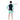Speedo Male Sun Protection Zip-Up Rashguard Black/Isla Sea 8-A100767002