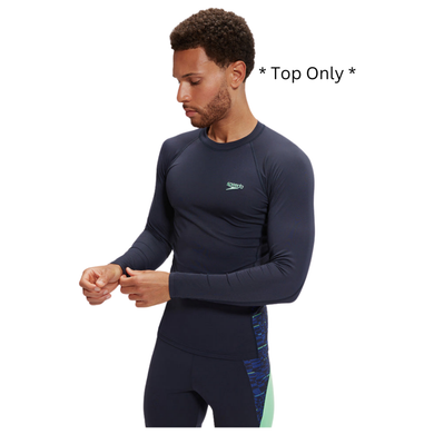 End+ Splice Long Sleeve Rash Top (Harlequin Green)