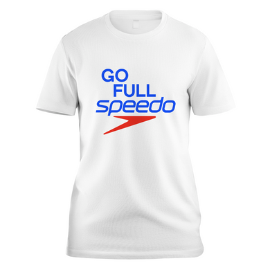 White Go Full Speedo Slim Fit Tee