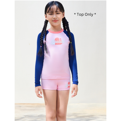 S&L Speedo Heart Cerulean Long Sleeve Rash Top