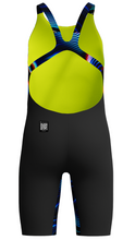 Load image into Gallery viewer, Fastskin Junior End+ Max Openback Kneeskin (Lava Blur/Black)