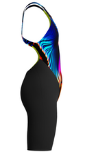 Load image into Gallery viewer, Fastskin Junior End+ Max Openback Kneeskin (Lava Blur/Black)