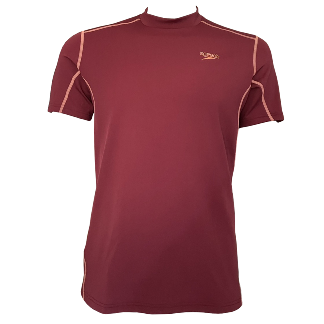 Eco End+ Tech Short Sleeve Rash Top (Oxblood)