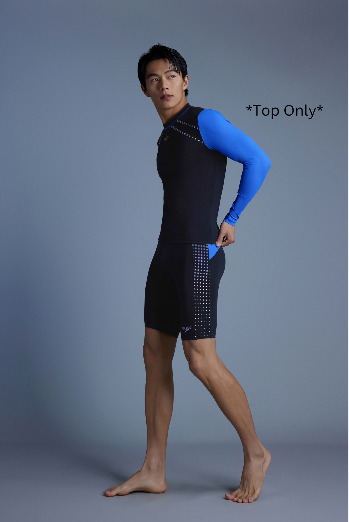 Hero 5.0 Male Blue Long Sleeved Rash Top – Speedo Philippines