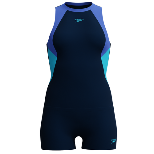 Colourblock Splice Tankini ( True Navy/Cobalt Pop/Picton Blue)