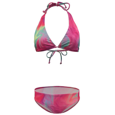 Printed Convertible Tri Top & Scoop Bottom (Hula Blend/Coral Sands)