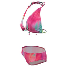 Load image into Gallery viewer, Printed Convertible Tri Top &amp; Scoop Bottom (Hula Blend/Coral Sands)