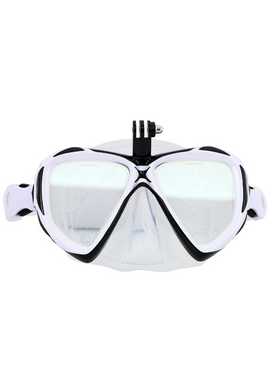 Speedo Black White Sport Adult Dual Lenses Combo With Camera Mount