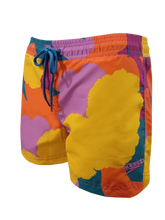 Load image into Gallery viewer, Macro Floral Female Printed Drawstring 14.5&quot; Watershort
