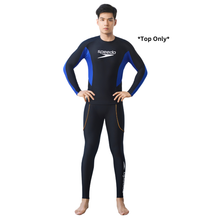 Load image into Gallery viewer, Wave Chasers Male Long Sleeve Rash Top Sun Protection (True Cobalt)