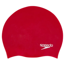 Load image into Gallery viewer, Jr. Silicone Swim Cap (Red)