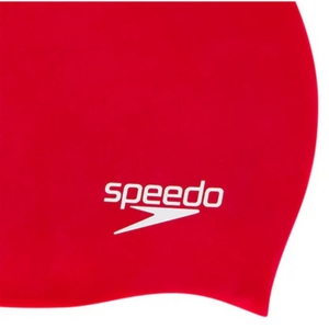 Jr. Silicone Swim Cap (Red)