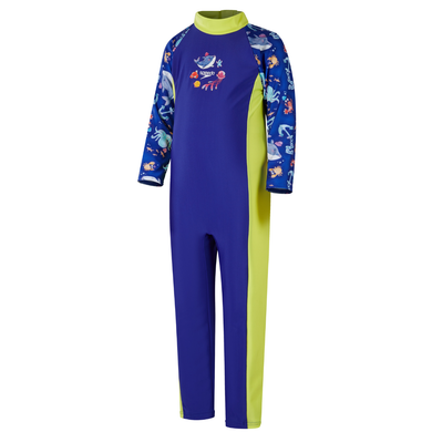 Nautical-Theamed Infant Boys Printed All-In-One Sun Suit