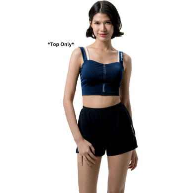 French Story Blue Montage Women Sleeveless Top