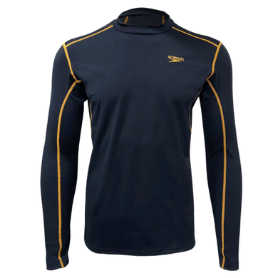 Eco End+ Tech Long Sleeve Rash Top (Black/Mandarin Peel)