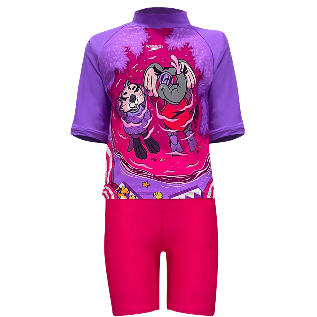 Squad-Aria Infant Learn To Swim Sun Protection Top & Short