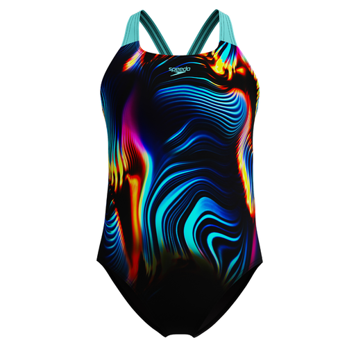 Girls Digital Placement Powerback (Lava Blur /Arctic Glass)