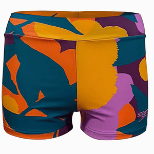 Macro Floral Ladies Printed Active Short