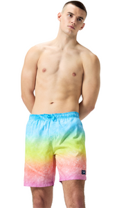 Sunset Ombre Digital Printed Leisure 18" Watershort