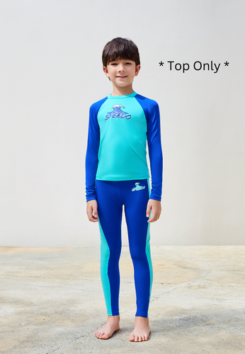 S&L Speedo Waves Long Sleeves Rash Top