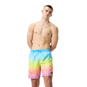 Sunset Ombre Digital Printed Leisure 18" Watershort