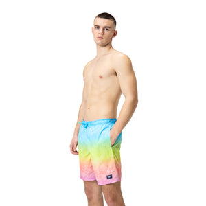 Sunset Ombre Digital Printed Leisure 18" Watershort