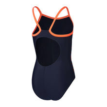 Load image into Gallery viewer, Drop-Ripple Girls Thinstrap Muscleback (True Navy/Siren Red, Picton)