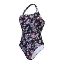 Load image into Gallery viewer, Asymmetric Shaping (Floral Print/Black)