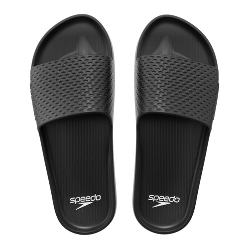 Male Black Speedo Essential Slide