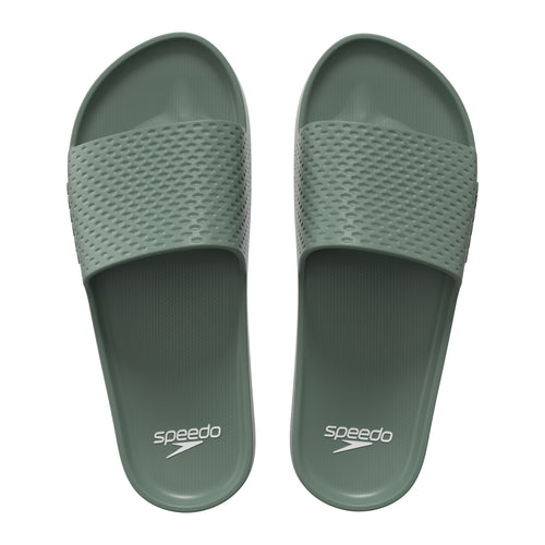 Male Khaki Speedo Essential Slide