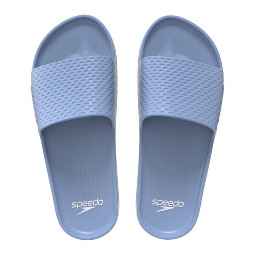 Female Curious Blue Speedo Essential Slide