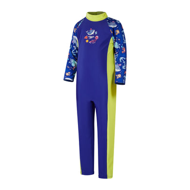 Nautical-Theamed Infant Boys Printed All-In-One Sun Suit