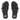 Female Black Speedo Flip Flop