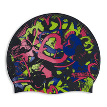 Load image into Gallery viewer, Flare Pink Printed Silicon Swimcap