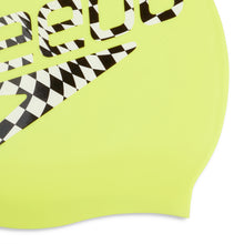 Load image into Gallery viewer, Lemon Drizzle Printed Silicone Swimcap